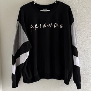 Friends TV Show Authentic Sweatshirt Black Juniors 3XL
